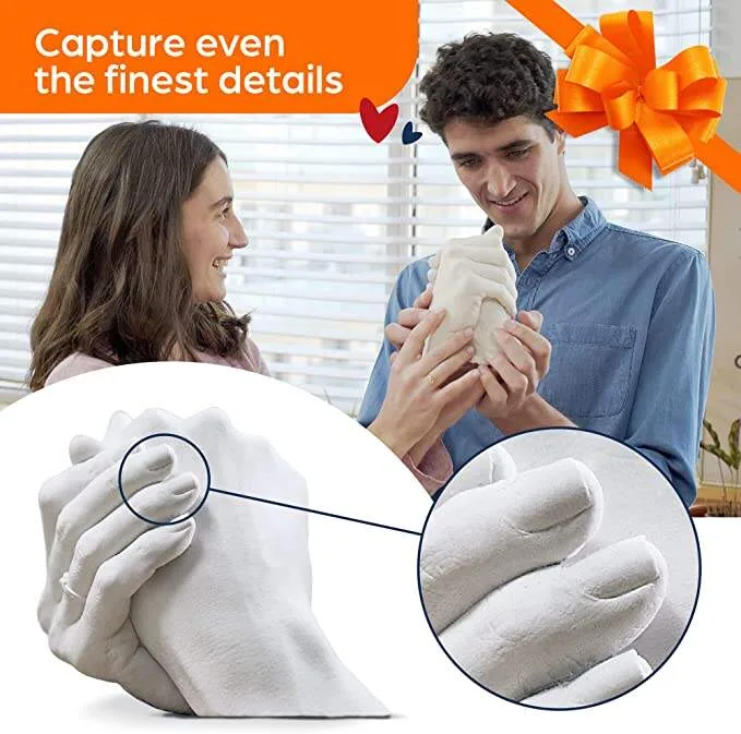 JOYBOY Kit Calco Ani Faiglia 3D Set Copleto Di Gesso E Alginato Per Scultura E Stapi, Kit